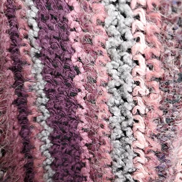 Donnkenny Jacket Womens 8 Chunky Knit Colorful One Button Stand Collar Event - Picture 5 of 8